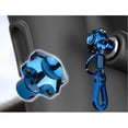 thumbnail image 1 of Universal Burn Blue Diy Motorcycle Key Cover Case Shell with Key Ring, 1 of 7