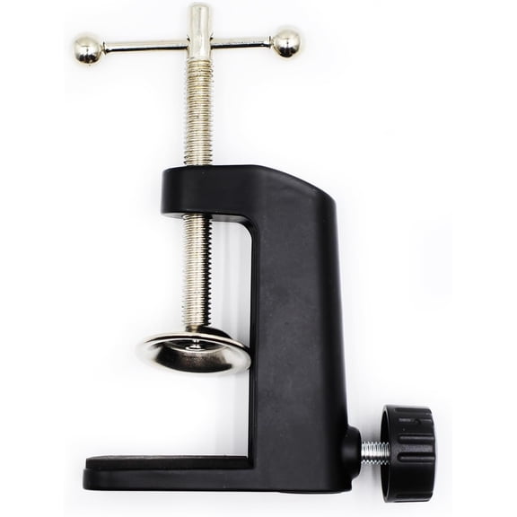 Universal C-Clamp Lamp Holder Desk Mount Base for Swing Arm Lights, DIY Lighting, Monitors, Workbenches