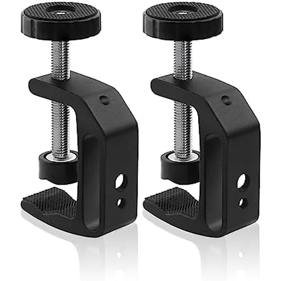 Universal C-Clamp With 1/4 And 3/8 Thread Hole For Desktop Mount Holder LCD Monitor Flash Desks Carts Benches Worktables (2)$$Tools & Hardware Other