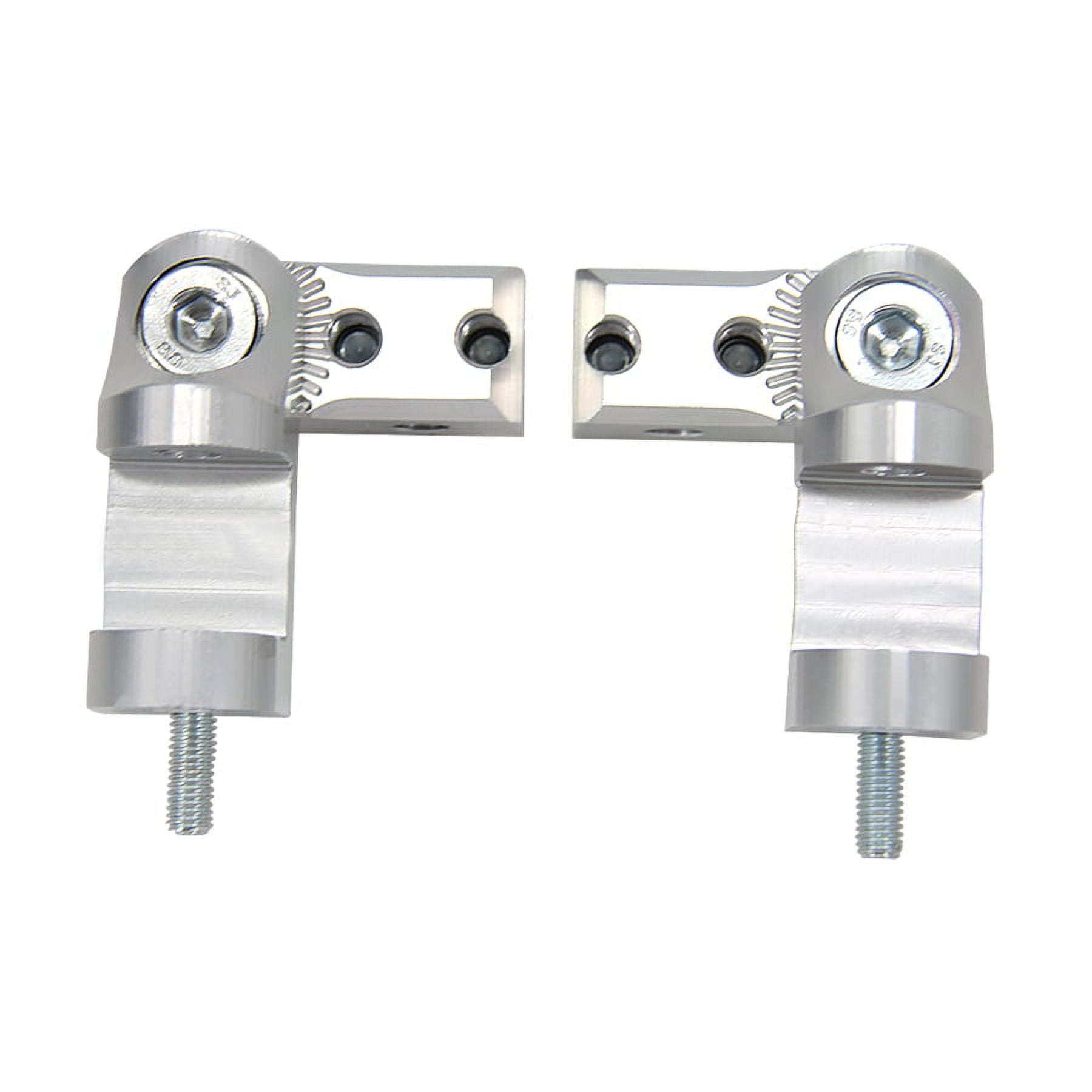 Universal CNC Aluminum Motorcycle Foot peg Passenger Footpeg Lowering Kit US