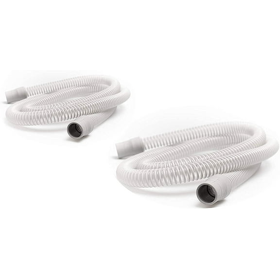 Universal CPAP Tube by Snugell (8 ft 2-Pack) - Medical Grade Flexible Polymer CPAP Hose - Compatible with All Major CPAP Machines and Most CPAP BiPap, and BiLevel Device Brands