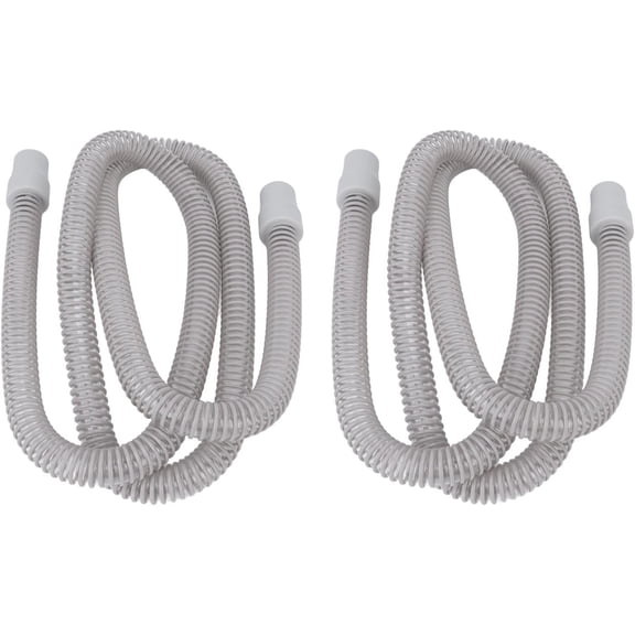 Universal CPAP Tubing Hose (2 Pcs) - Flexible Breathing Machine Tubes with Smoother Bore