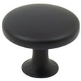 thumbnail image 1 of Universal Cabinet Knob, 1-1/8 Inches, Matte Black by Stone Harbor Hardware, 1 of 2