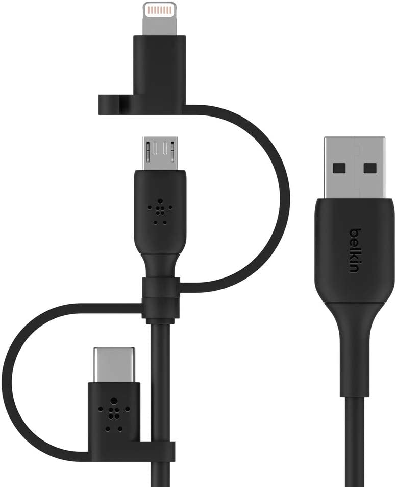 Universal Cable (3in1 USBC, Lightning, MicroUSB Charging Cable