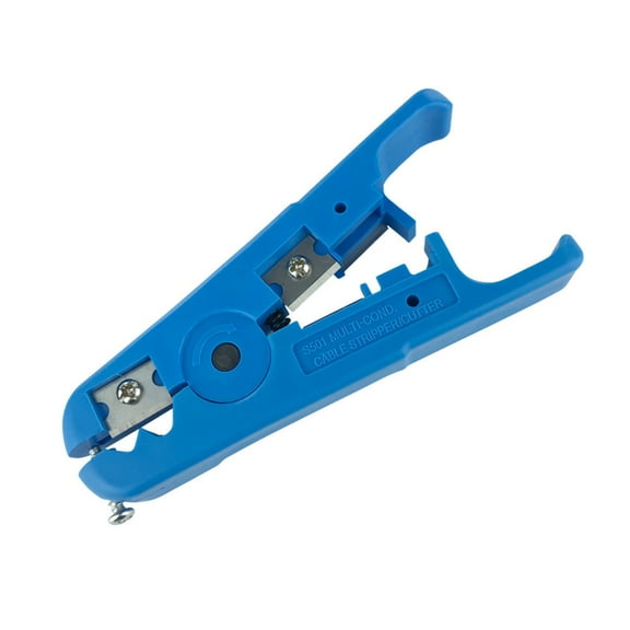 Universal Cable Wire Stripper Cutter Stripping Tool for Flat Round Cat5 Cat6 Wire Coax Coaxial Crimping Tool