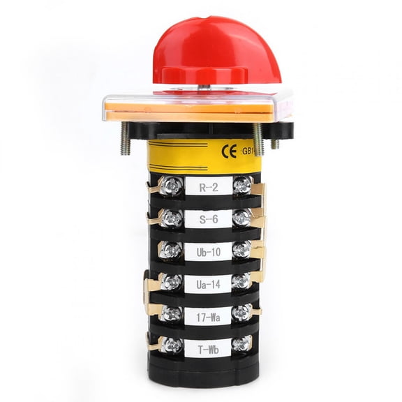 Universal Cam Selector, JYW25-25/6 D6075 Compact Structure Ith25A Cam Switch, 8 Positions Reliable Insulated Outer Casing For Milling Machines