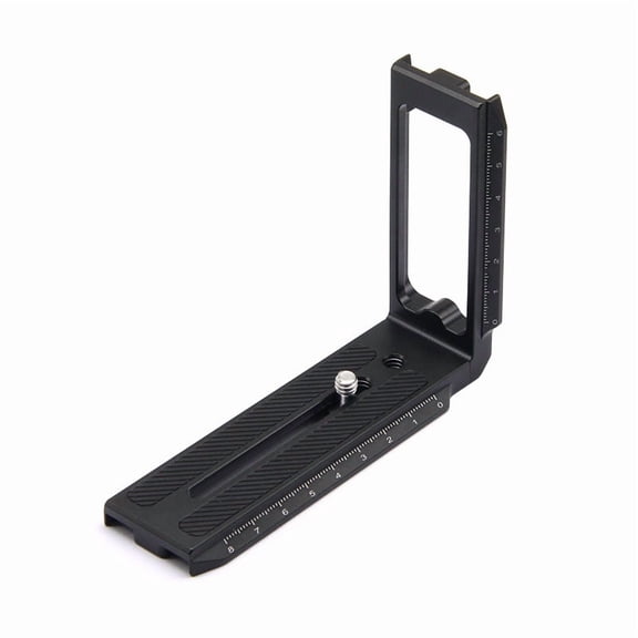 Universal Camera L Shape Bracket Quick Release Plate for Camera RSC2 / RS3 Stabilizers L-450 Black