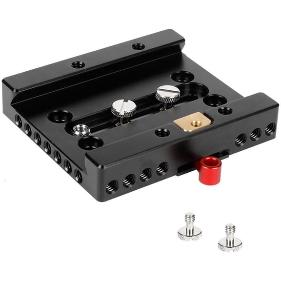 Lightweight Aluminum Alloy Quick Installation Camera Base Plate for Standard Tripods and Camera Accessory