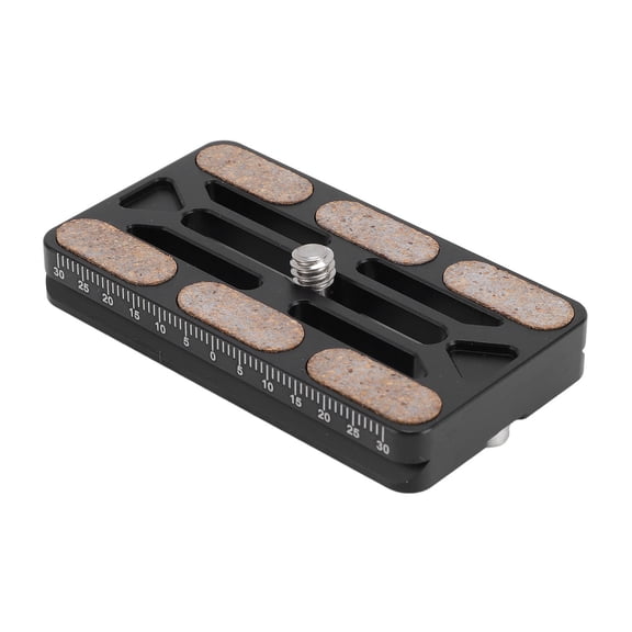 Universal Camera Quick Release Plate 60mm Scale with 1/4 inch Screw Compatible with DSLR Mirrorless Digital Camcorder Pocket Camera Tripod Mount, 2.36 inches / 6.0 cm