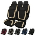 thumbnail image 1 of Universal Car 5 Seat Covers Full Set Breathable 3-Layers Front Rear Cushion Protector, 1 of 4