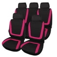 thumbnail image 1 of Universal Car 5 Seat Covers Full Set Breathable 3-Layers Front Rear Cushion Protector, 1 of 4
