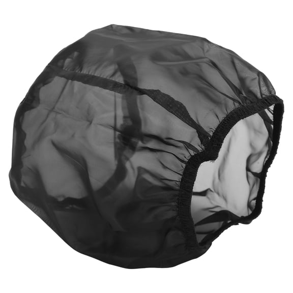 Universal Car Air Filter Protective Cover, Oilproof & Waterproof Cone Filter Sock (Small) - Black Polyester