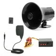 Universal Car Alarm Horn Warning Siren 3?Tone Sound Auto Megaphone Loud
