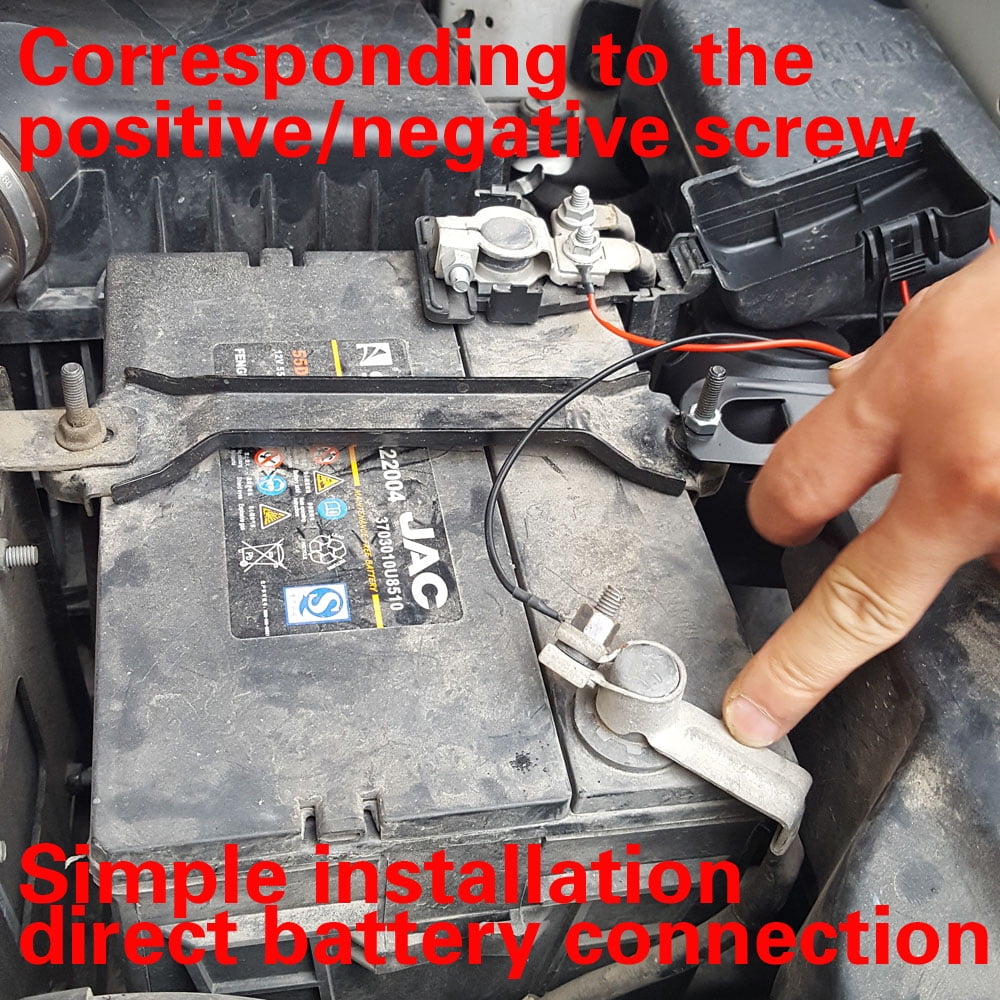 Universal Car Alarm Non-Destructive Installation 12Volt Automobile Protecting System Device 7-Levels Sensitivity Vehicle with 2 Remote Controllers