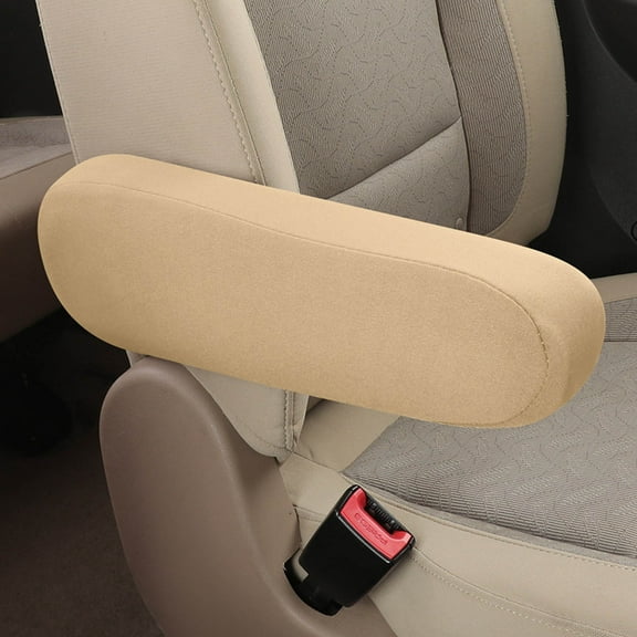 Universal Car Armrest Cover - Elastic Fabric Protector for Cars, Trucks & SUVs (14" x 4" x 2.5") - Slip-On Design, Easy Installation & Cleaning - 1-Pack
