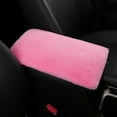 thumbnail image 1 of Universal Car Armrest Cover Soft Fluffy Center Console Elbow Cushion Anti- Elastic Strap Armrest Box Protector Pad for Car SUV Truck Interior Decor, 1 of 7