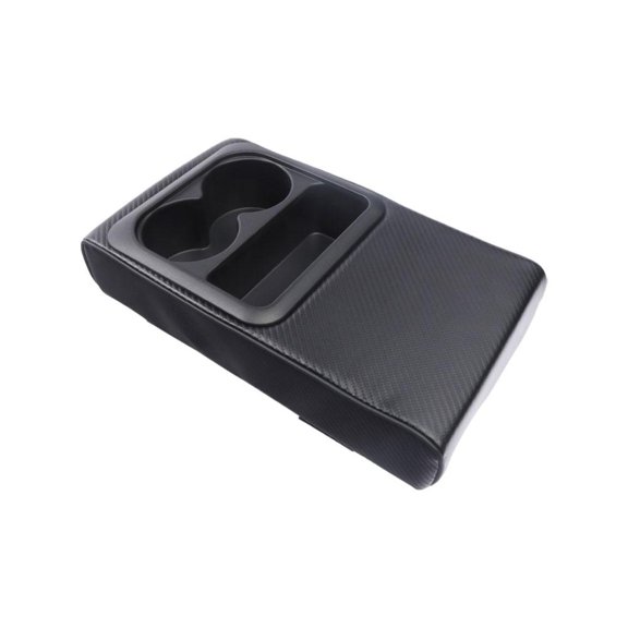 Universal Car Armrest Pad Cover PU Leather Auto Center Console Protector Stor ;к O4M5