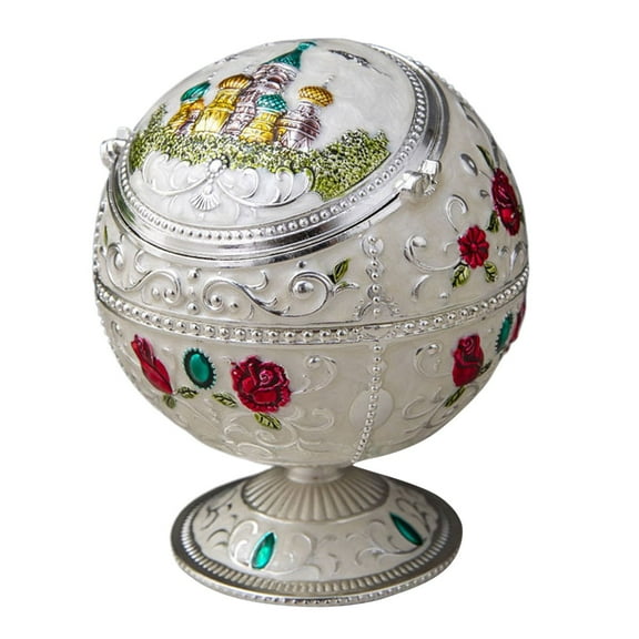 Universal Car Ashtray with Lid Portable Windproof Design for Vehicles Home and Outdoor Use