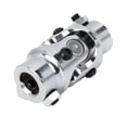 thumbnail image 1 of Universal Car Auto Vehicle 3/4"-36 Spline X 3/4" DD Chrome Steering Shaft U-Joint for Mustang II Power Rack, 1 of 6