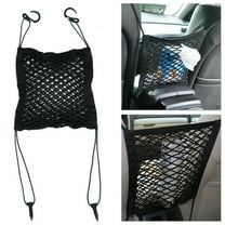 Rooha Universal Car Back Rear Trunk Storage Net Bag Cargo Elastic String Car Seat Net Mesh Storage Bag Pocket Auto Organizer Holder