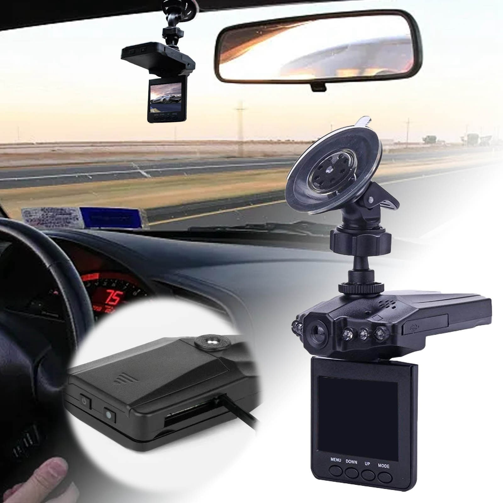 FAIOROI Dash Camera For Cars Dash Cam 4.5'' Night Vision Front And Rear 1080p Backup Camera Hd Screen Car Recorder With Loop Recording G Sensor Black