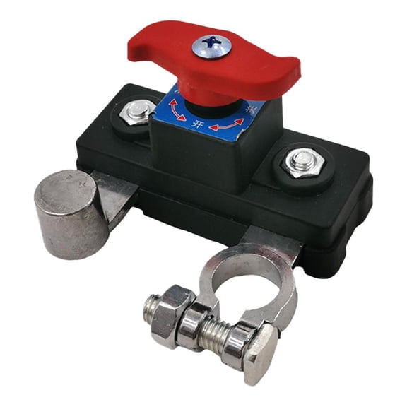 Universal Car Battery Disconnect Isolator Cut Off ,12V/24V Car Battery Disconnect Isolator Power Negative Terminal Cut Off Kill Switches for C Truck RV Marine Boat ATV Motorcycle