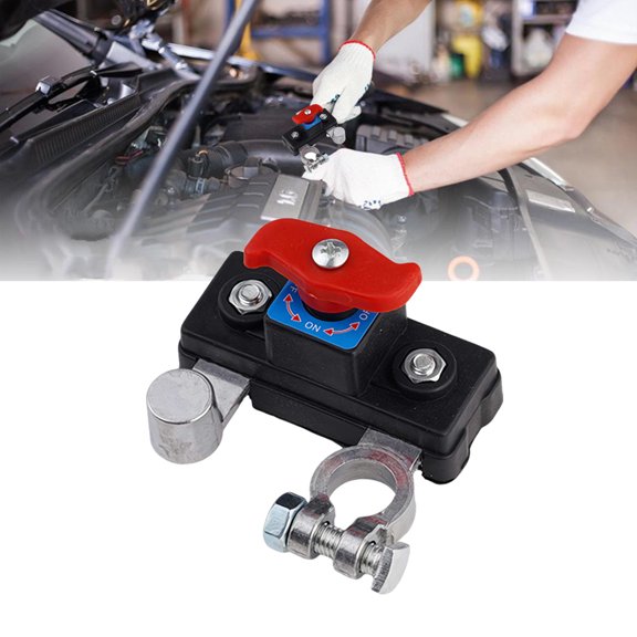 Universal Car Battery Disconnect Isolator Cut Off Switch, 12-24V Cars Battery Isolator Switch, Cars BatteryPower Cut-Off SwitchBreaker, Anti-Leakage SwitchPower Cutoff Car Parts