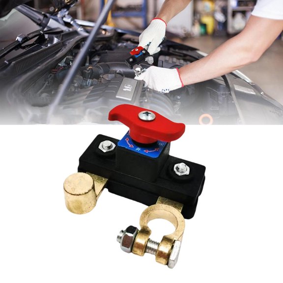 Universal Car Battery Disconnect Isolator Cut Off Switch, 12-24V Cars Battery Isolator Switch, Cars BatteryPower Cut-Off SwitchBreaker, Anti-Leakage SwitchPower Cutoff Car Parts
