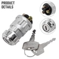 thumbnail image 1 of Universal Car Boat Motorcycle Ignition Starter Switch Barrel 3 Position W/ 2 Key, 1 of 8