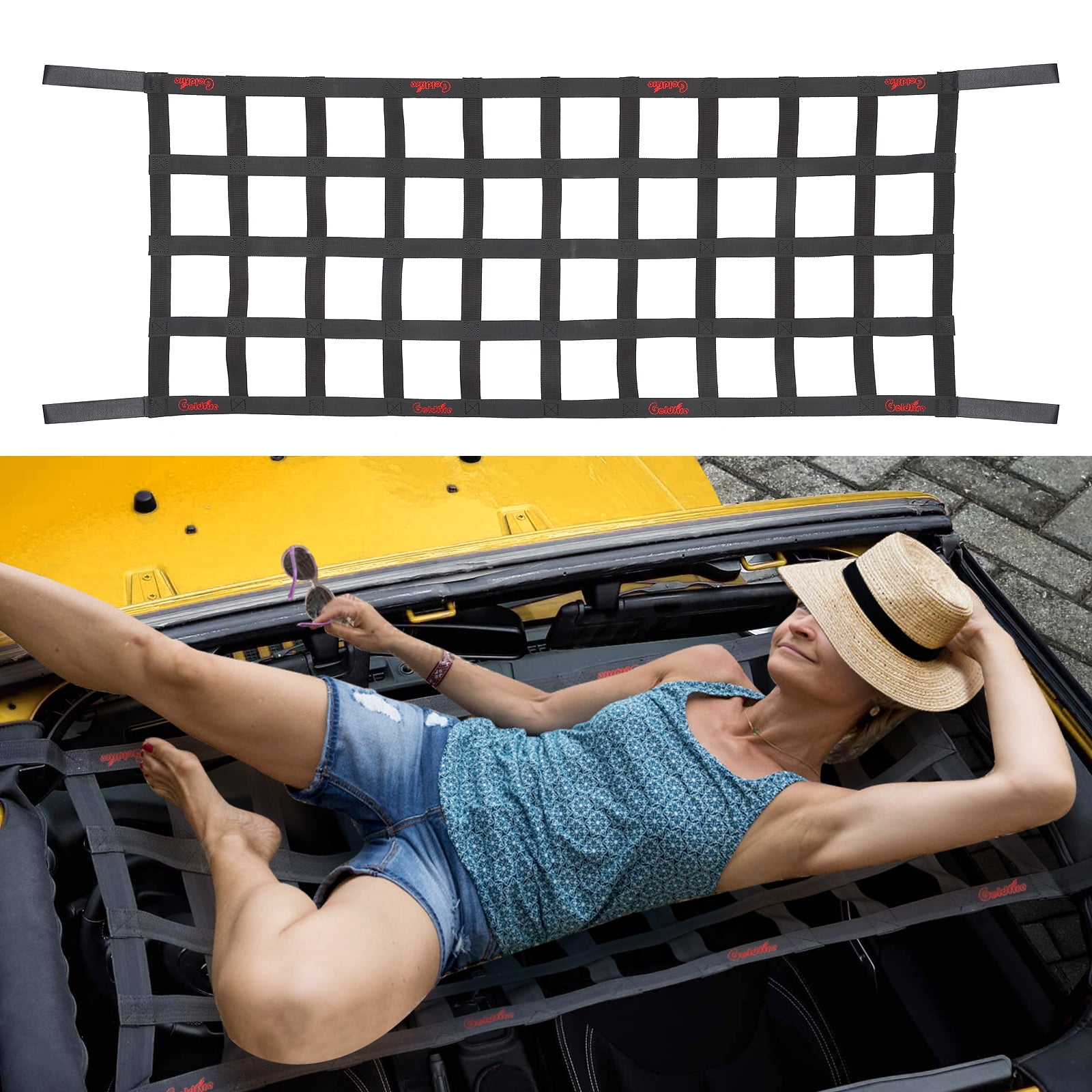 Universal Car Cargo Net Top Roof Rear Luggage Mesh Storage Net