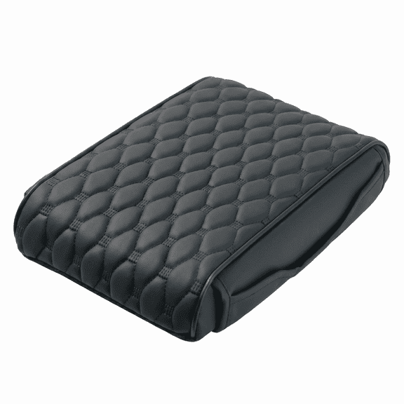 Universal Car Center Console Armrest Pad Cover, PU Leather Protector