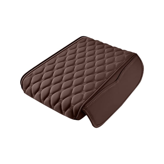 Universal Car Center Console Armrest Protector 2025 Upgrade Leather Cover with 2 Storage Bags - Enhanced Comfort Seat Pad Interior Accessories for Vehicles