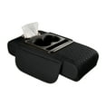 thumbnail image 1 of Universal Car Center Console Cover 4 In 1 Armrest Pad With Integrated Cup Holder And Phone Mount Storage Organizer For Vehicle Interior, 1 of 4
