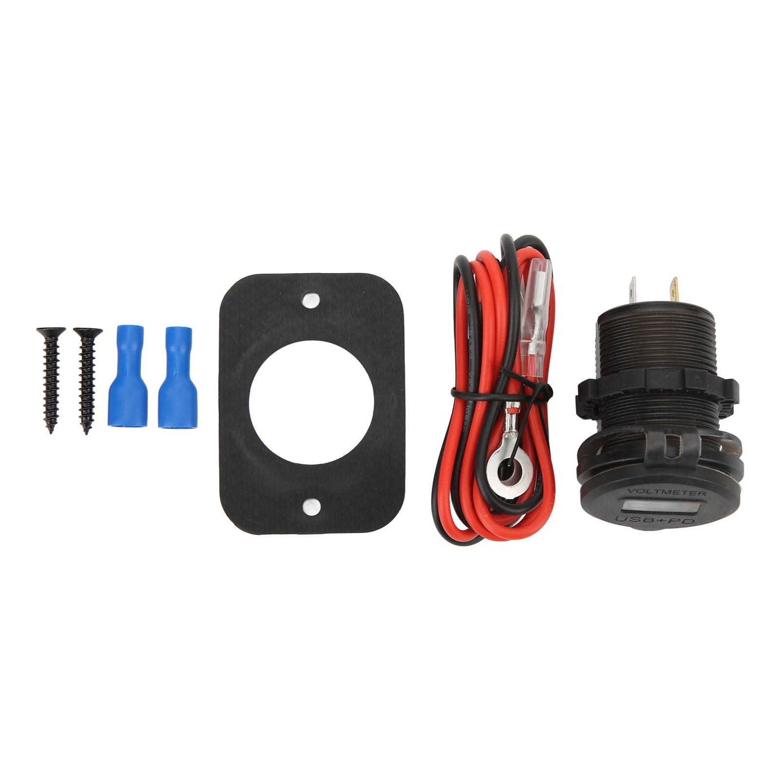 Universal Car Charger Socket QC 3.0 12V Fast Charge Dual Port USB Power