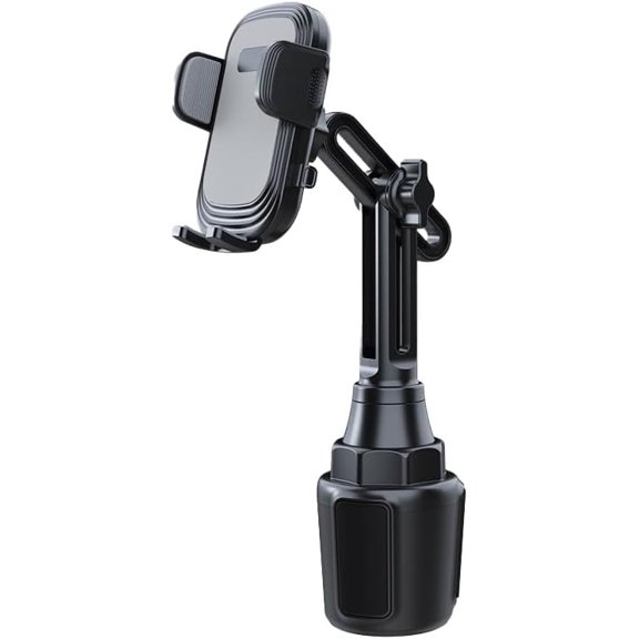 Universal Car Cup Holder Phone Mount,Plastic Anti-Vibration Cup Phone Holder with Expandable & Durable Base for iPhone Samsung Google and All 4.0-7.0 inches Smartphones