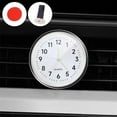 thumbnail image 1 of Universal Car Dash Clock Quartz Watch Ornament Blue Office Home E8E2, 1 of 1