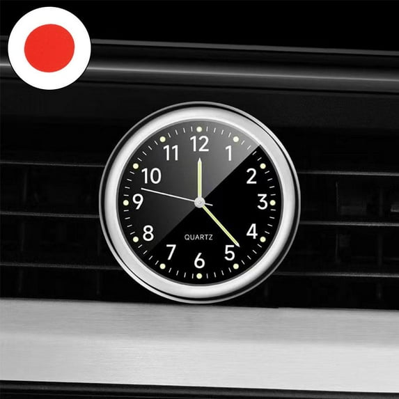 Universal Car Dash Clock Quartz Watch Ornament Blue Office Home J6I9