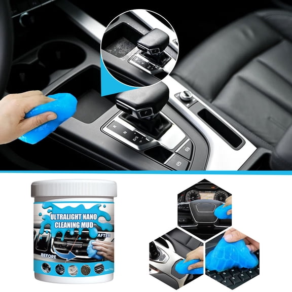 Universal Car Detailing Gel Cleaning Kit with Tools for Vents Electronics and Delicate