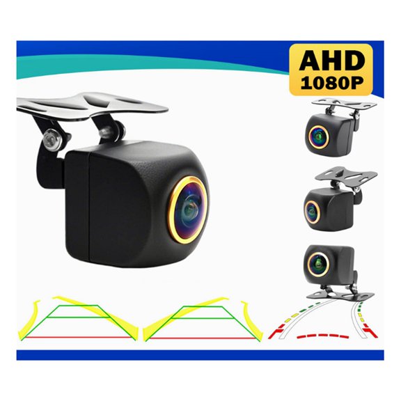 Universal Car Dynamic Trajectory Parking Line Car Rear View Reverse 1080P Night Vision Backup Track Camera