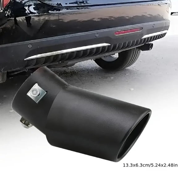 Universal Car Exhaust Muffler Tip, Stainless Steel Tail Pipe