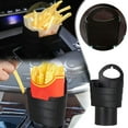 thumbnail image 1 of Universal Car French Fry Holder with Dipping Cup Container | -Function Food Holder for Car Cup Holder Mounts and Center Console Organization, 1 of 6