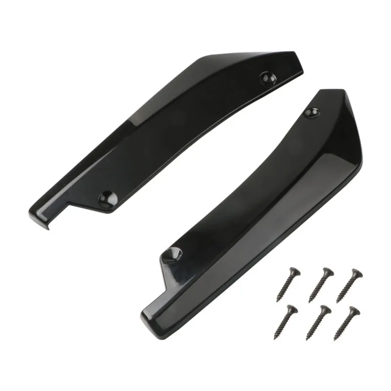 Car Winglets Rear Universal Car Front Rear Bumper Strip Lip Spoiler Diffuser Splitter ...
