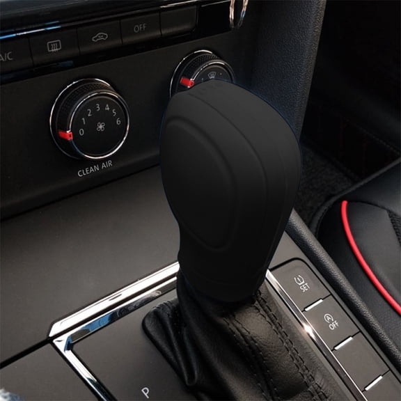 Universal Car Gear Shifter Knob Cover Protector, Elastic Anti-Slip Automatic Transmission Shift Lever Handle Sleeve for Vehicle Interior Accessories, Universal Fit for Most Cars Trucks SUVs