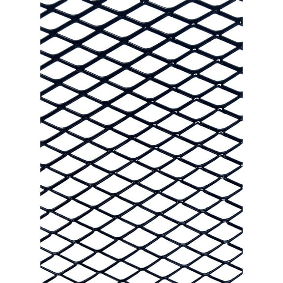 Universal Car Grill Mesh Aluminum Alloy Automotive Grille Insert Bumper Rhombic Hole 8mmx16mm