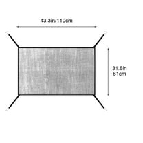 Universal Car Grill Protection Mesh - Poplar Cotton Debris Shield with Elastic Straps, Washable & No-Adhesive