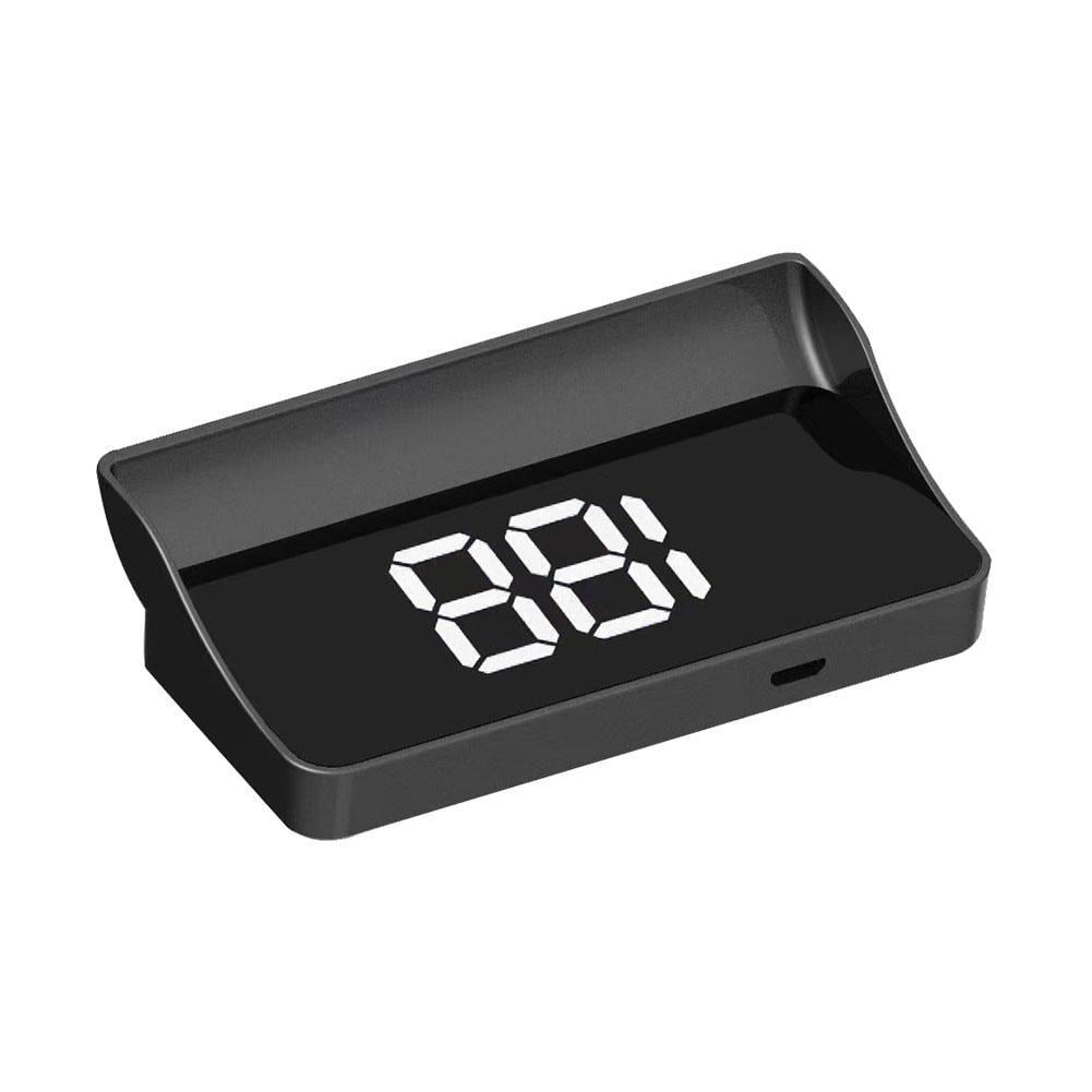 GPS HUD (Head-Up Display) Pour Voiture - Affichage Vitesse Numérique Avec Alarme Excès De Vitesse - Neuf