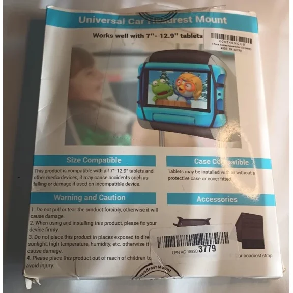 Universal Car Headrest Mount For Tablet