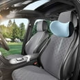thumbnail image 1 of Universal Car Headrest Neck Pillow,Ergonomic Cervical Support,Breathable Suede Cushion,Removable Washable Design,For Car Seat,Commute And Long Drive Neck Fatigue Relief, 1 of 6
