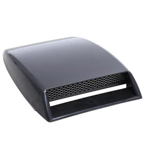 Universal Car Hood Scoop Racing Air Intake Bonnet Hood Vent Grille Cover (Black)