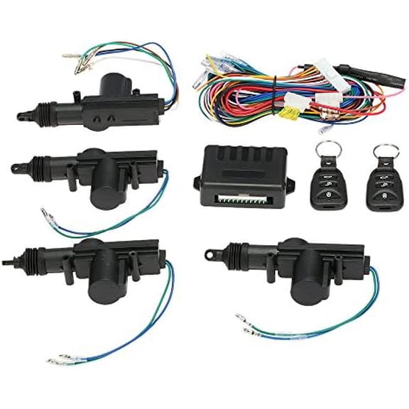 Universal Car Keyless Entry System Kit,4PCS 12V Car Door Lock Actuator with Remote,Central Locking System Car,Remote Central Door Locking System$$Vehicle Parts & Accessories